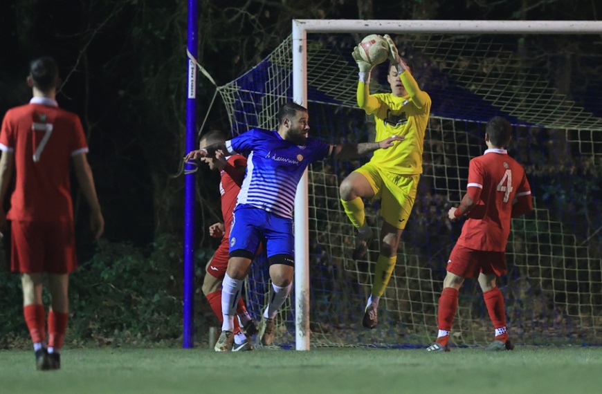 James Shaw has kept a club record of five clean sheets in a row for Hassocks