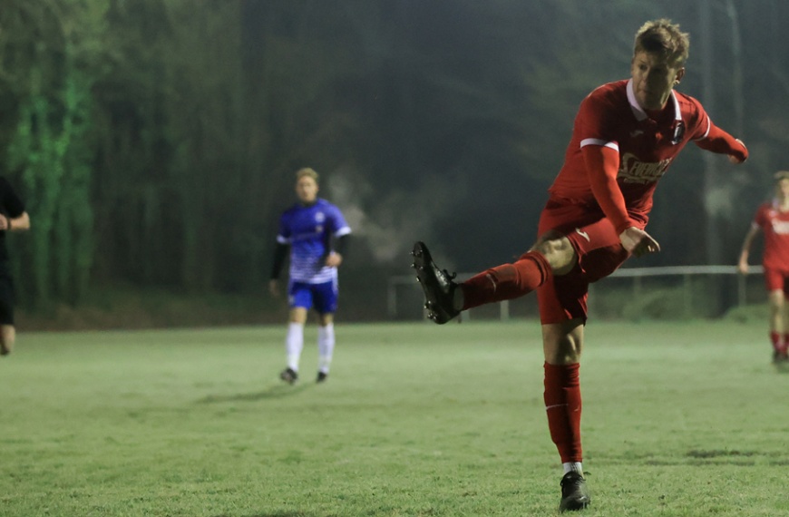 Phil Johnson has become the sixth player to score 100 goals for Hassocks in senior football