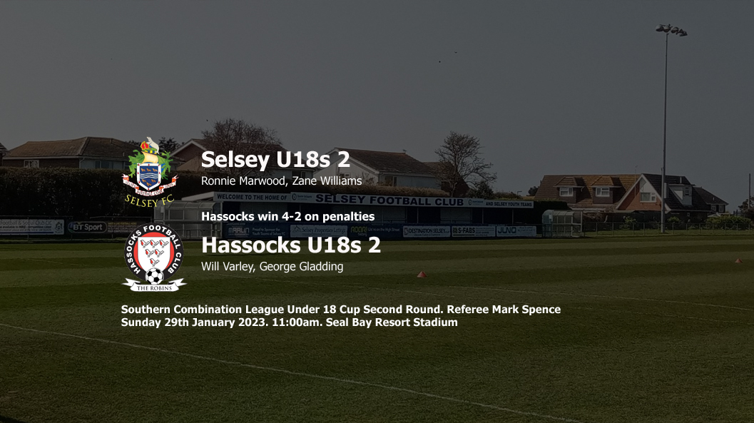 Report: Selsey U18s 2-2 Hassocks U18s