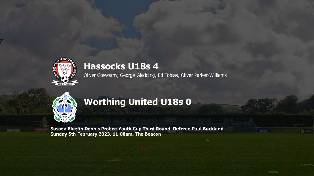 Report: Hassocks U18s 4-0 Worthing United U18s