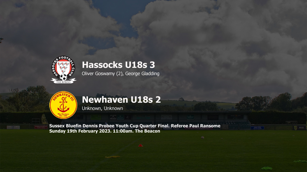 Report: Hassocks U18s 3-2 Newhaven U18s