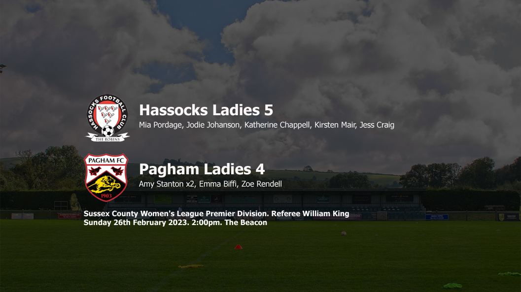 Report: Hassocks Ladies 5-4 Pagham Ladies