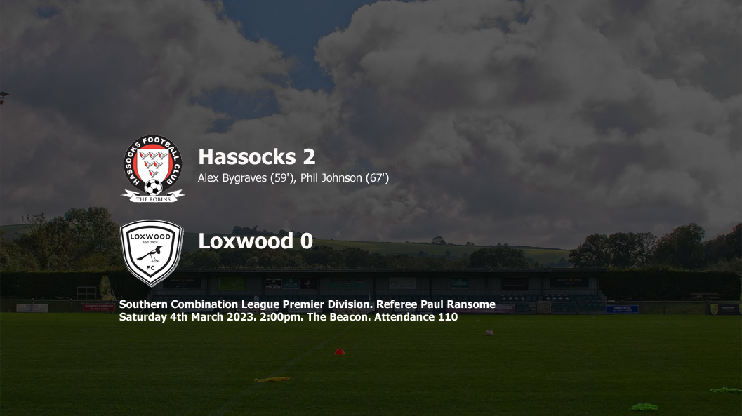 Report: Hassocks 2-0 Loxwood