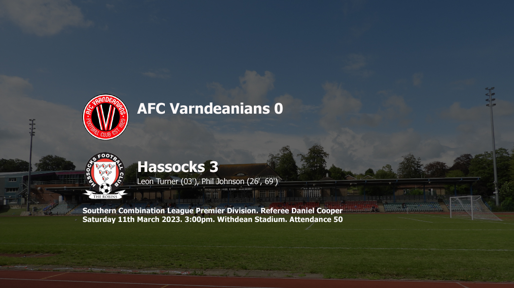 Report: AFC Varndeanians 0-3 Hassocks
