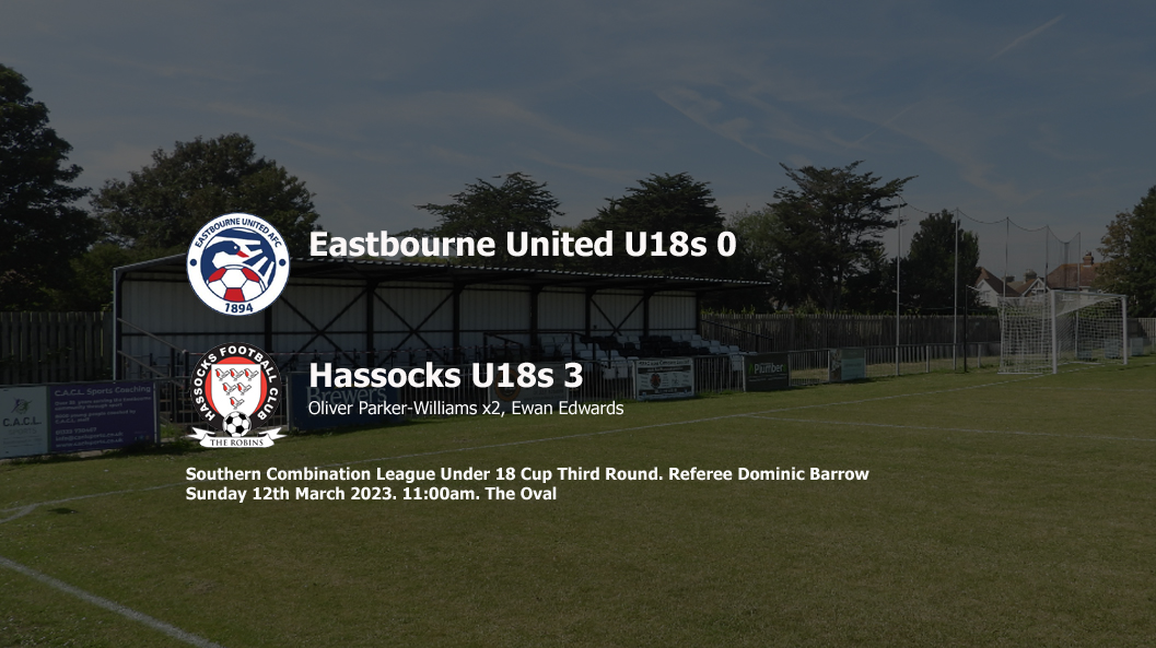Report: Eastbourne United U18s 0-3 Hassocks U18s