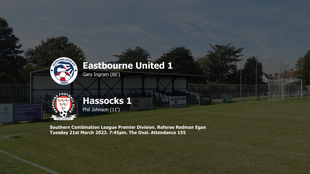 Report: Eastbourne United 1-1 Hassocks