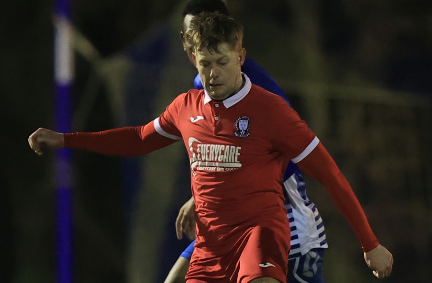 Phil Johnson scored four times in five games to win Hassocks Player of the Month for March