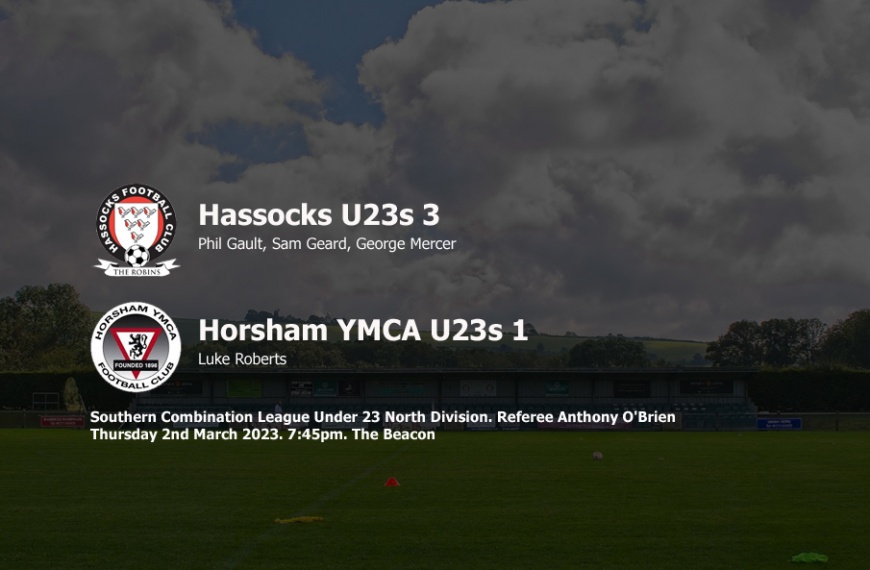 Hassocks Under 23s made it eight wins in a row with a 3-1 success over Horsham YMCA