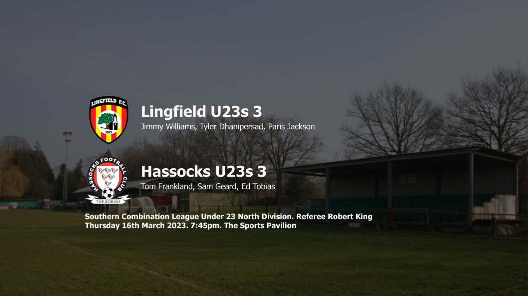 Report: Lingfield U23s 3-3 Hassocks U23s