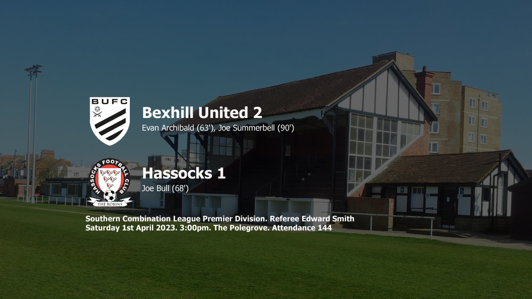 Report: Bexhill United 2-1 Hassocks