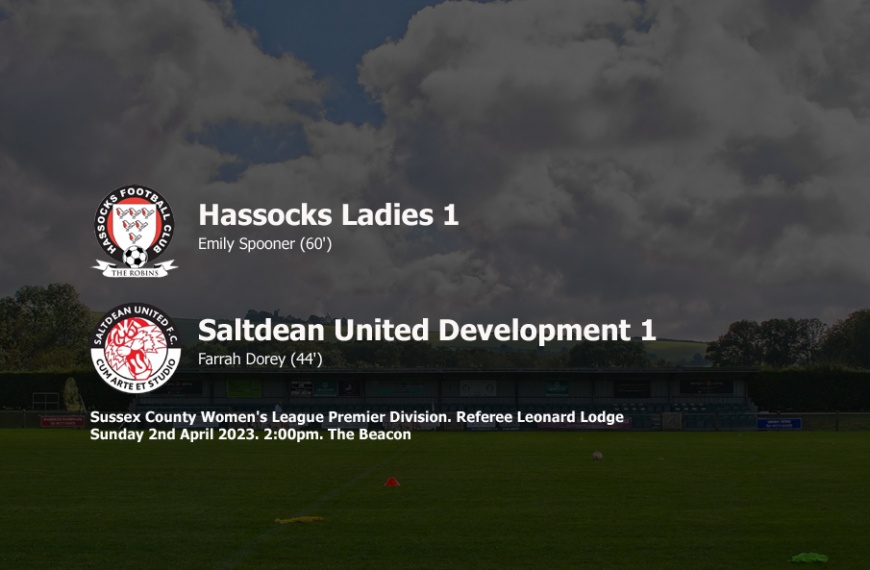 Hassocks Ladies picked up a useful point with a depleted side from a 2-2 draw against Saltdean United Development