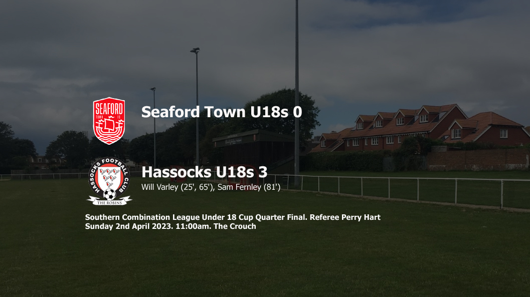 Report: Seaford Town U18s 0-3 Hassocks U18s
