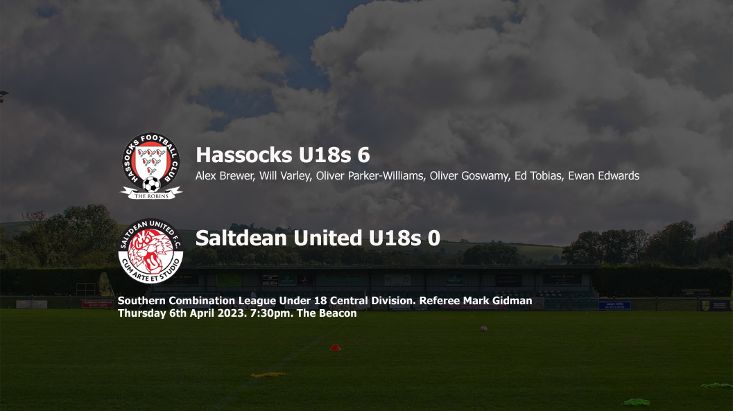 Report: Hassocks U18s 6-0 Saltdean United U18s