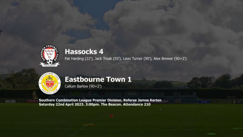 Report: Hassocks 4-1 Eastbourne Town