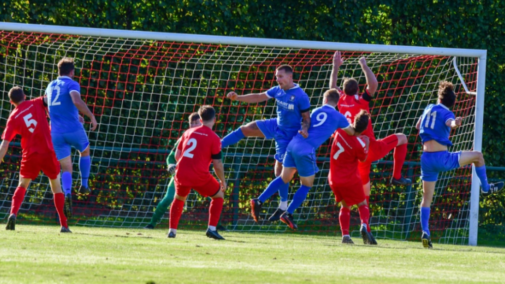 Hassocks attack from a corner against Crawley Down Gatwick