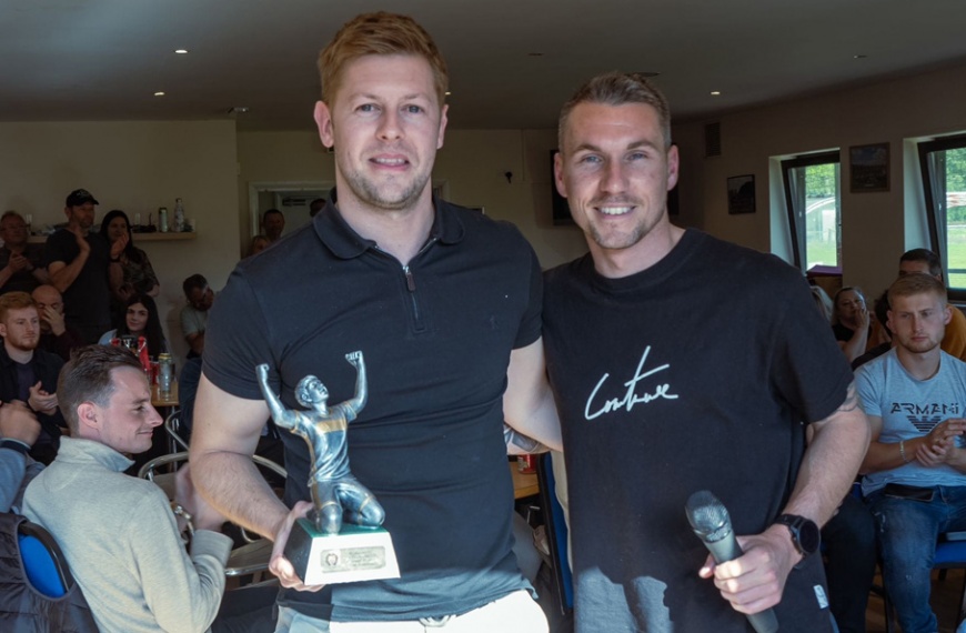 Phil Johnson won Player's Player of the Season at the 2022-23 Hassocks Awards