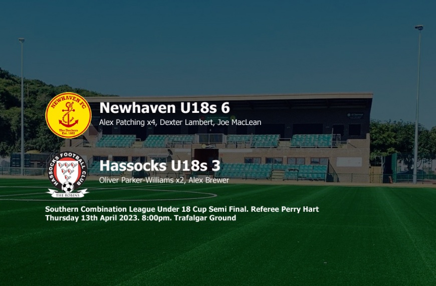 Hassocks Under 18s exited the League Cup after losing a nine goal thriller 6-3 at Newhaven