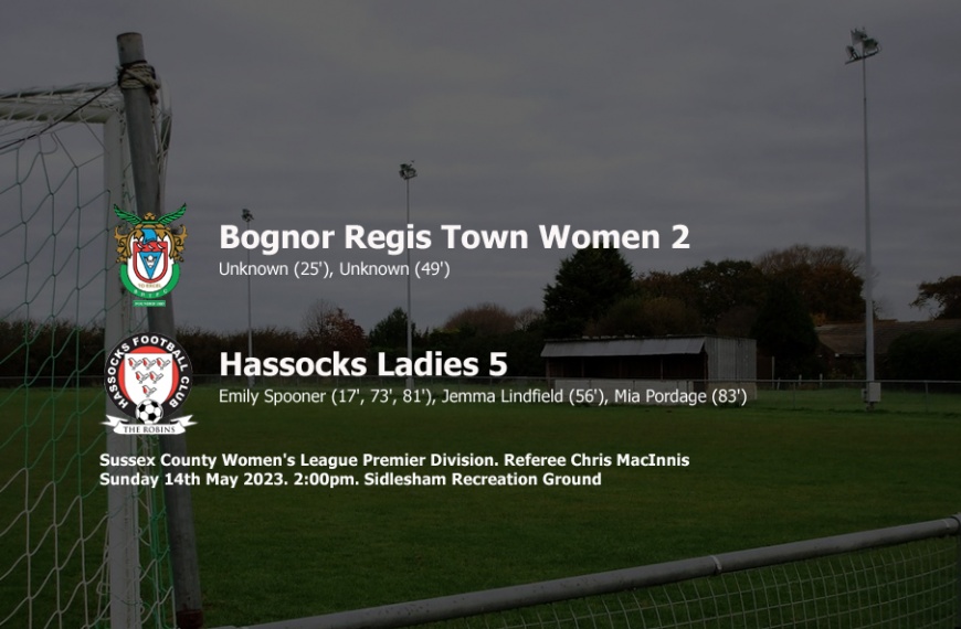 Hassocks Ladies secured the Sussex County Women's League Premier Division title by winning 5-2 away at Bognor Regis Town