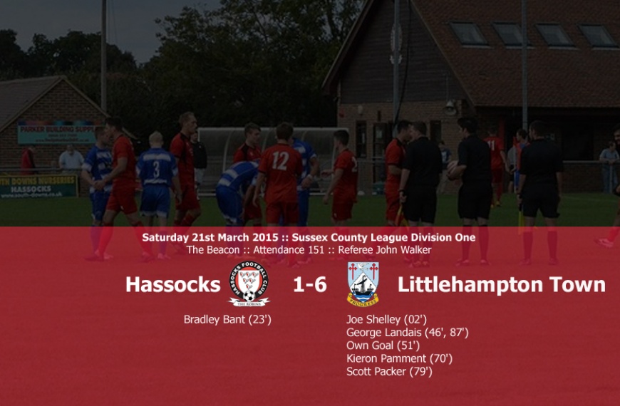 Hassocks were well beaten 6-1 by Littlehampton Town