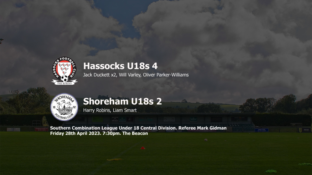 Report: Hassocks U18s 4-2 Shoreham U18s