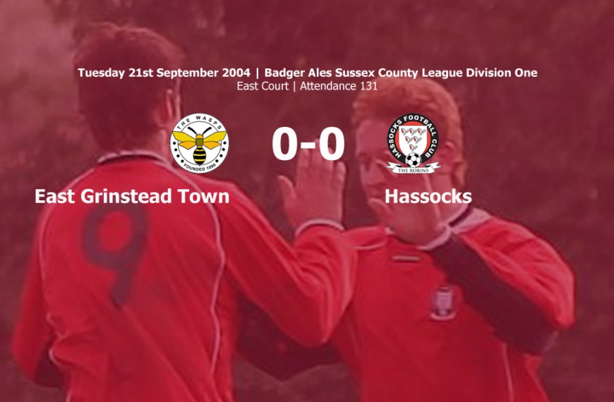 East Grinstead Town and Hassocks play out a 0-0 draw at East Court
