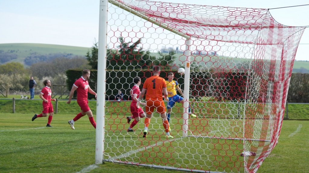 Eastbourne Town attack with a cross against Hassocks