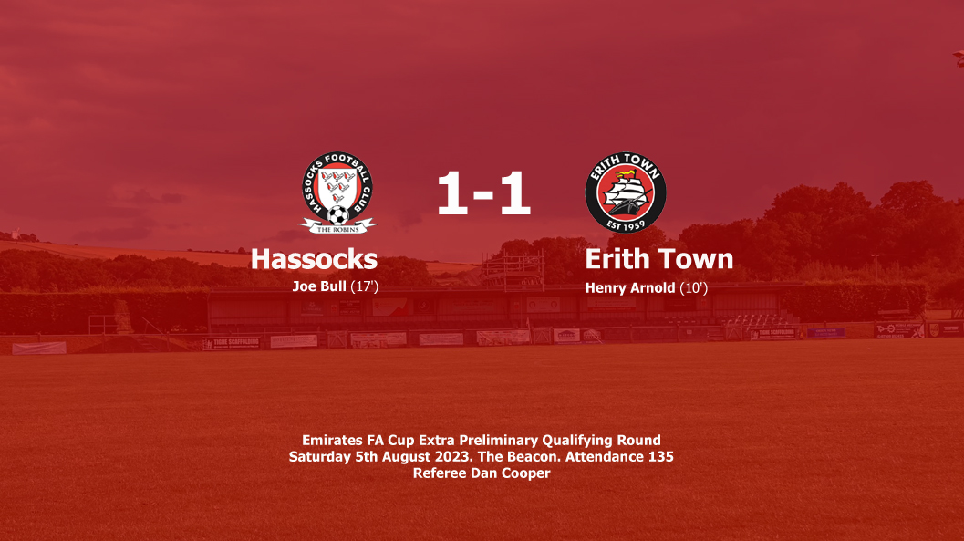 Report: Hassocks 1-1 Erith Town