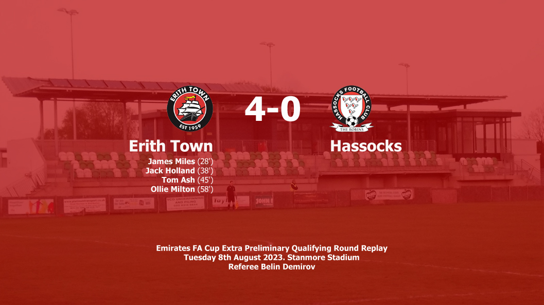 Report: Erith Town 4-0 Hassocks