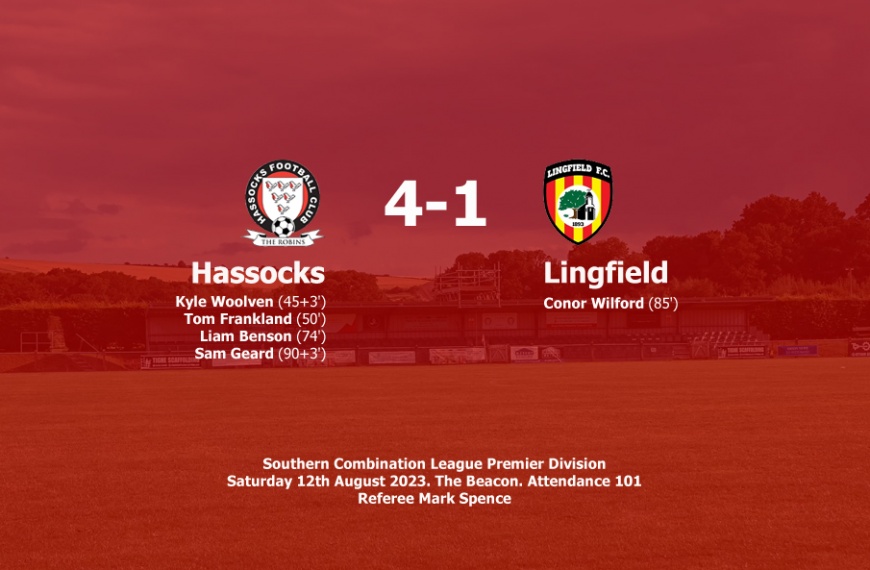 Hassocks maintained their unbeaten start to the Premier Division season with a 4-1 win over Lingfield