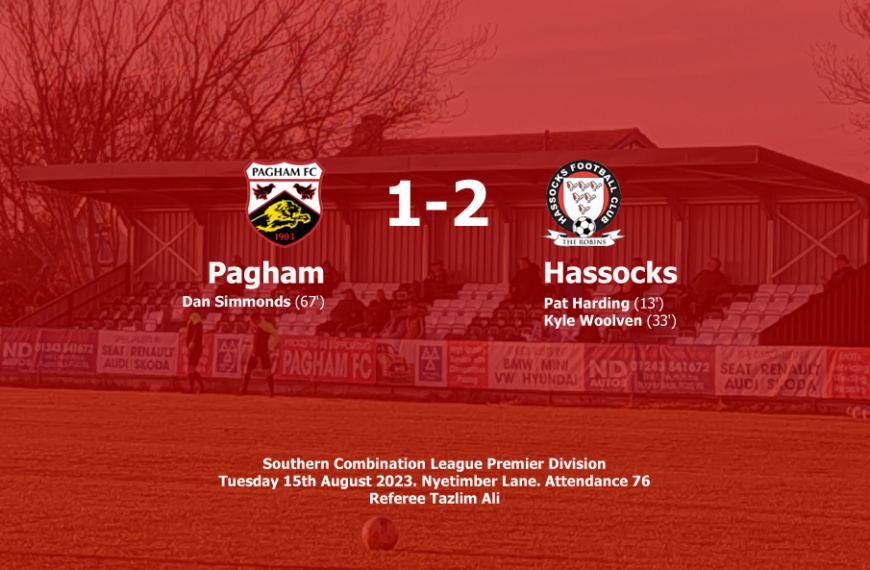 Hassocks picked up an excellent 2-1 win away at Pagham