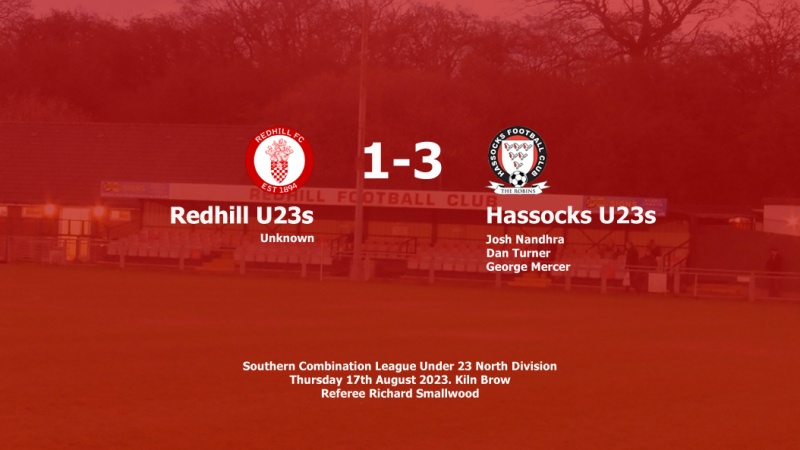 Report: Redhill U23s 1-3 Hassocks U23s