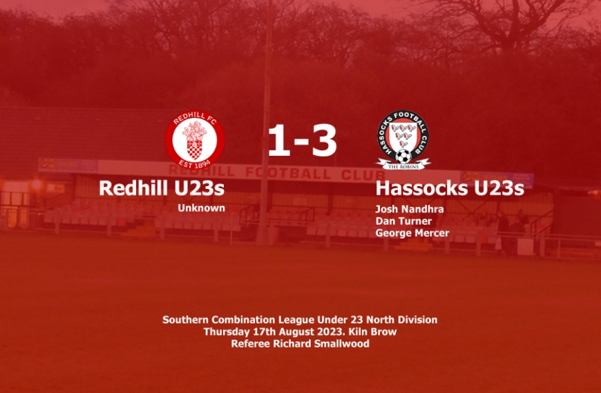 Hassocks Under 23s opened their 2023-24 season with a 3-1 win over Redhill