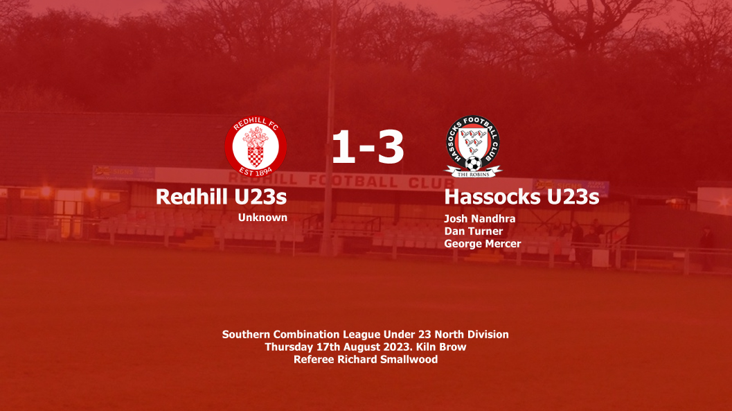Report: Redhill U23s 1-3 Hassocks U23s