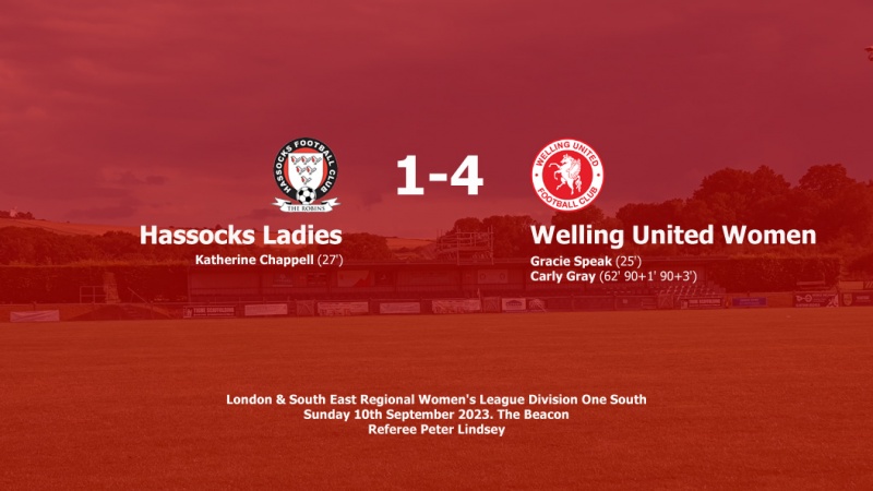 Report: Hassocks Ladies 1-4 Welling United Women