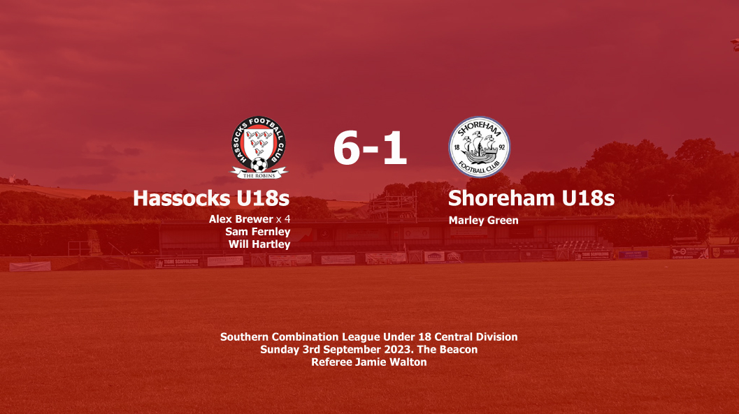 Report: Hassocks U18s 6-1 Shoreham U18s