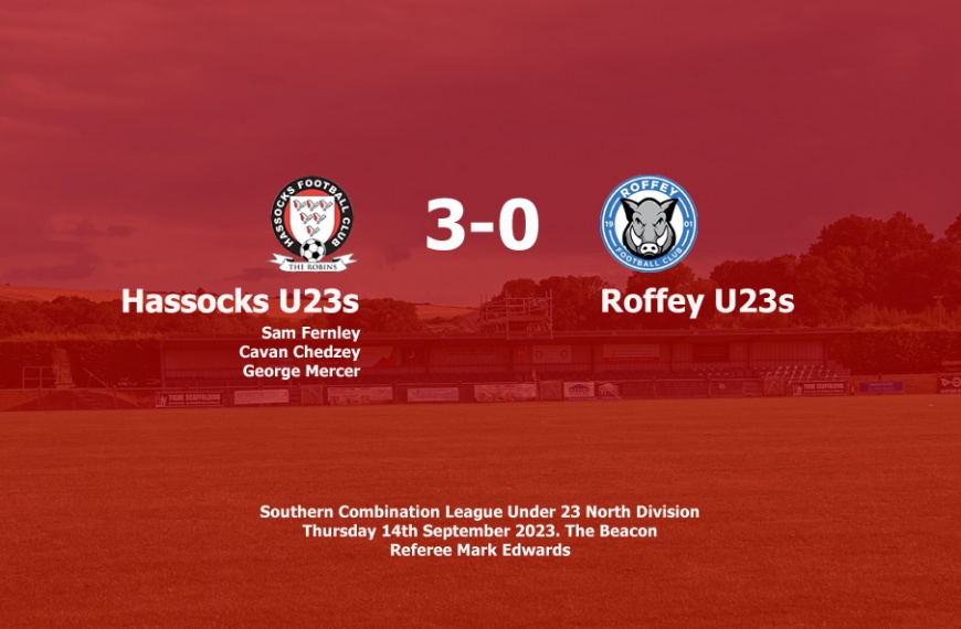 Hassocks Under 23s got back to winning ways with a 3-0 win over Roffey