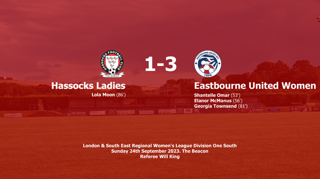 Report: Hassocks Ladies 1-3 Eastbourne United Women