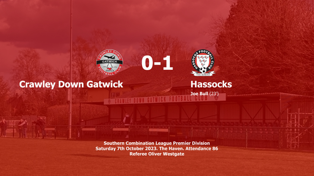 Report: Crawley Down Gatwick 0-1 Hassocks