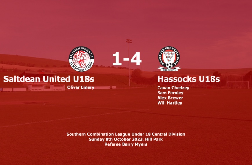 Hassocks Under 18s came from behind to win 4-1 away at Saltdean United