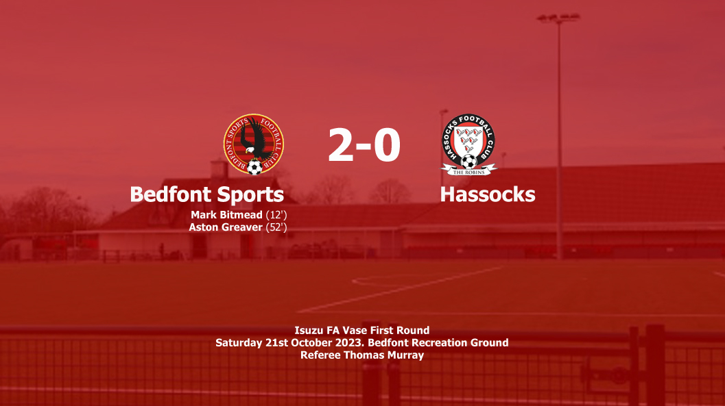 Report: Bedfont Sports 2-0 Hassocks