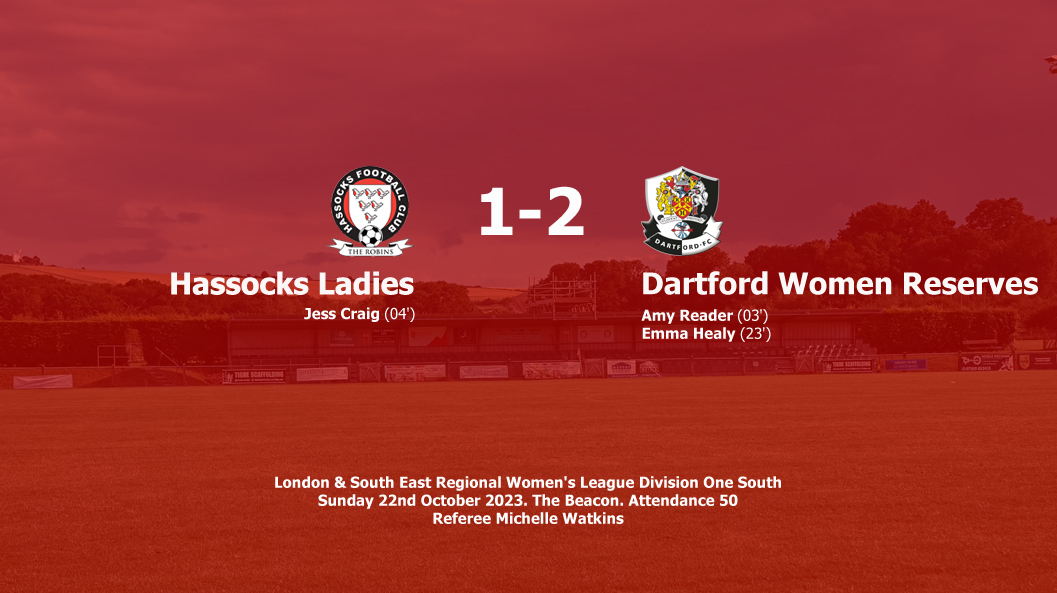 Report: Hassocks Ladies 1-2 Dartford Women Reserves