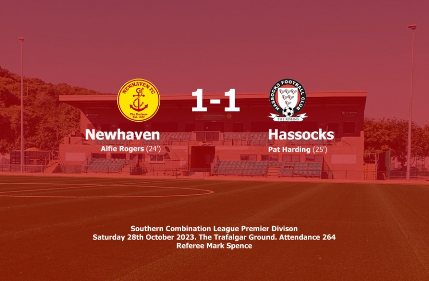 Hassocks picked up a useful point from a 1-1 draw away at Newhaven