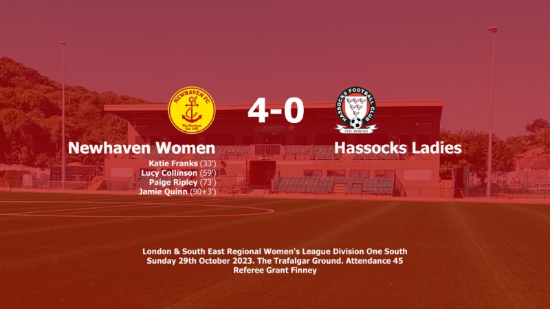 Report: Newhaven Women 4-0 Hassocks Ladies