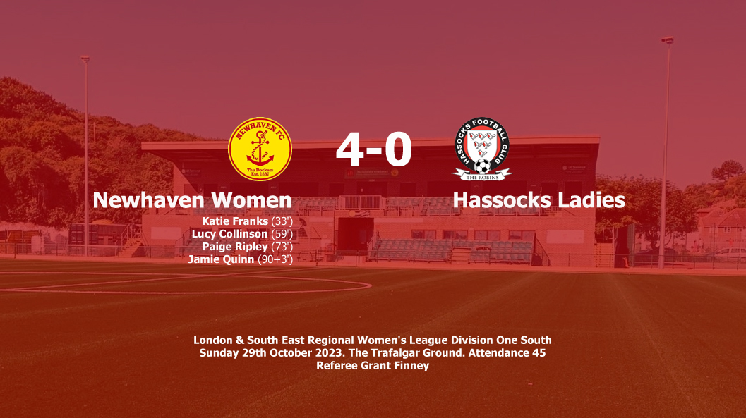 Report: Newhaven Women 4-0 Hassocks Ladies