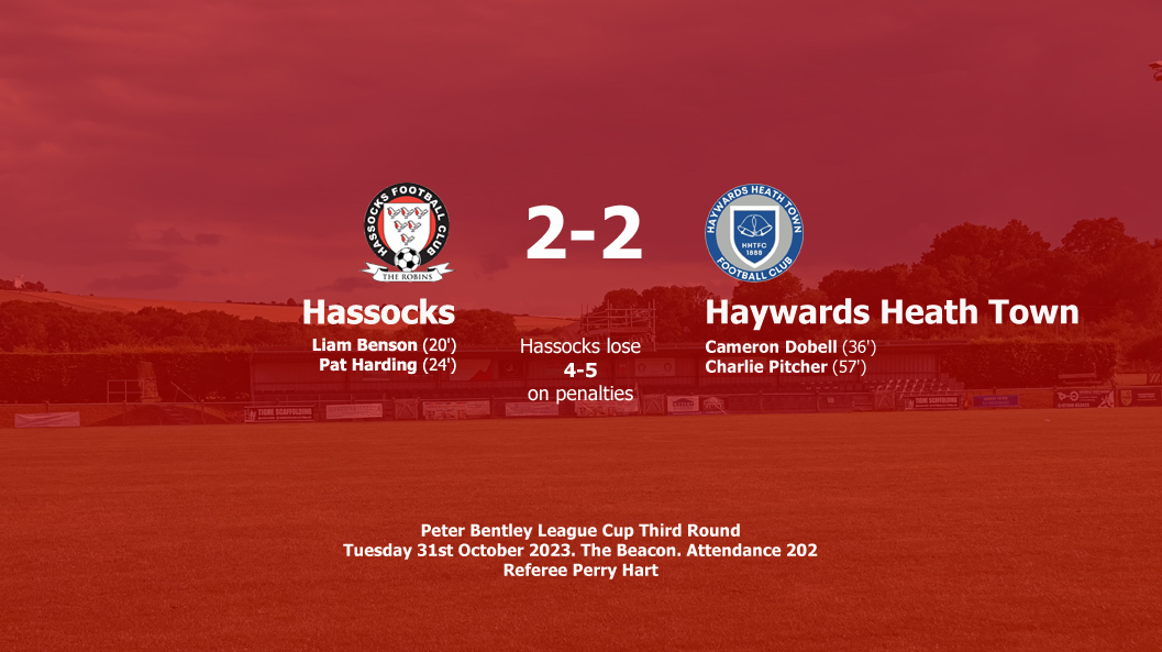 Report: Hassocks 2-2 Haywards Heath Town