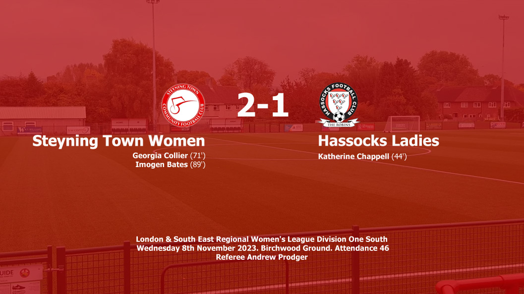 Report: Steyning Town Women 2-1 Hassocks Ladies