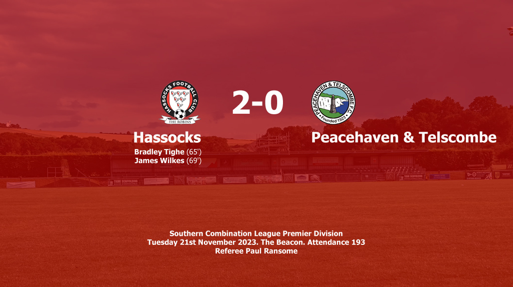 Report: Hassocks 2-0 Peacehaven & Telscombe
