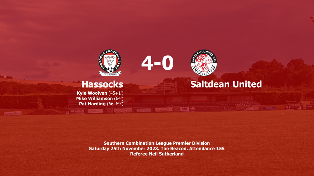 Report: Hassocks 4-0 Saltdean United