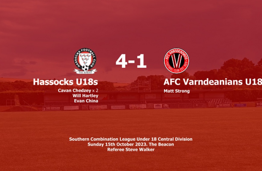 Hassocks Under 18s won 4-1 for the second week winning with victory over AFC Varndeanians