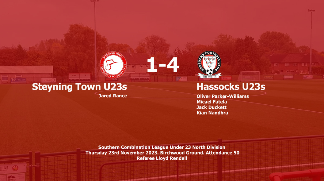 Report: Steyning Town U23s 1-4 Hassocks U23s